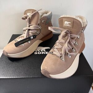Sorel OUT N ABOUT Taupe Winter Boots. NEW. WATERPROOF. Size 10
